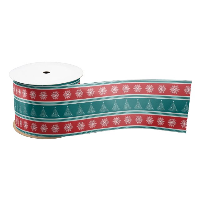 Merry Christmas Satin Ribbon (Spool)