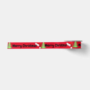 Merry Christmas Satin Ribbon