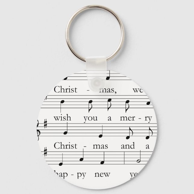 Merry Christmas Schlüsselanhänger Key Ring (Front)