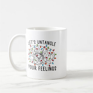 Merry Christmas School Psychologist Therapy Outfit Coffee Mug