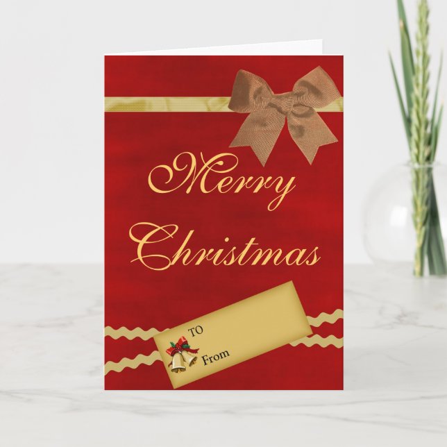 Merry Christmas - Scrapbook Card (Front)