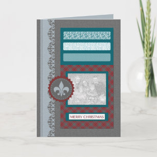 merry christmas (scrapbook) holiday card