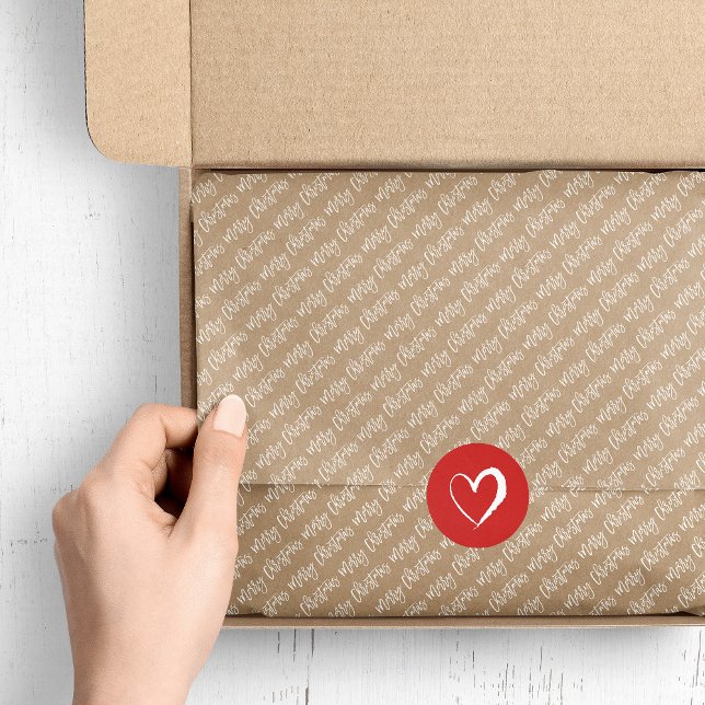 Merry Christmas Script | Editable Colours Tissue Paper (Creator Uploaded)