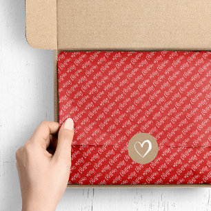 Merry Christmas Script Editable Colours Tissue Paper