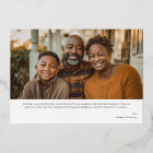 Merry Christmas Script Family Photo