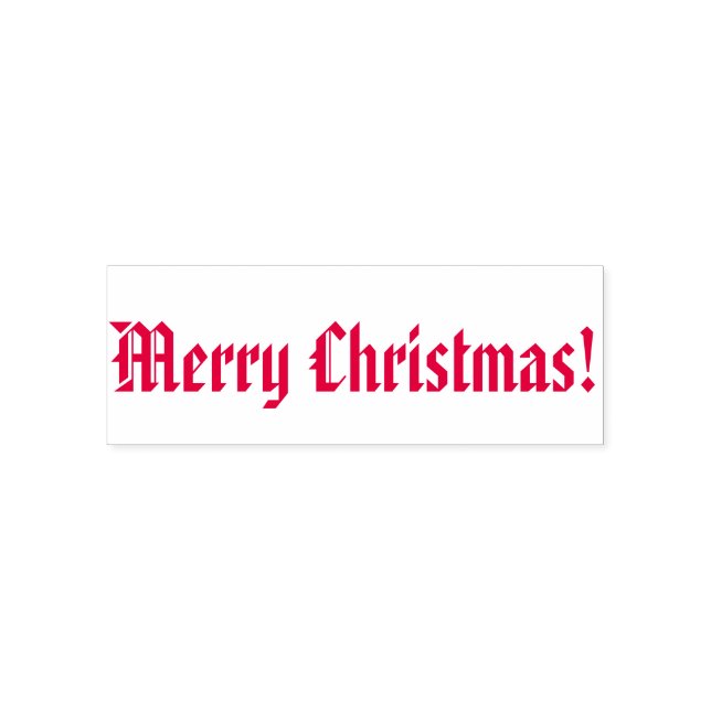 Merry Christmas Self Inking Stamp (Design)