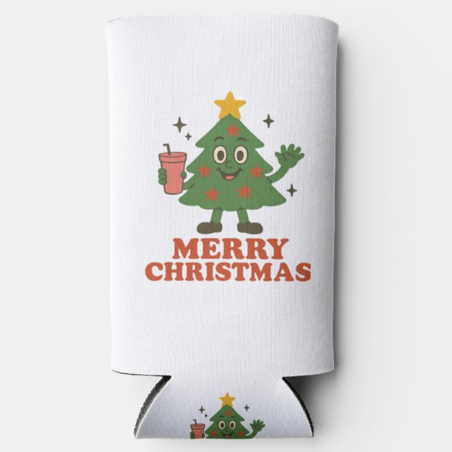 Merry Christmas  Seltzer Can Cooler (Front)