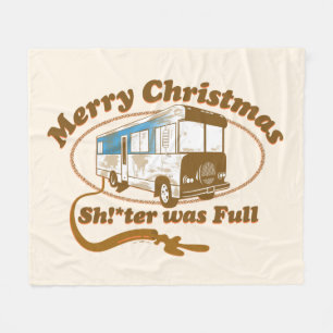Merry Christmas Sh!*ter was Full Fleece Blanket