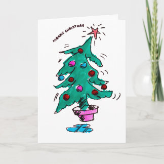Merry Christmas Shaky Christmas Card