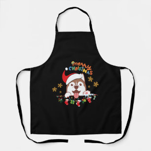 Merry Christmas Shelties Magnet   Apron