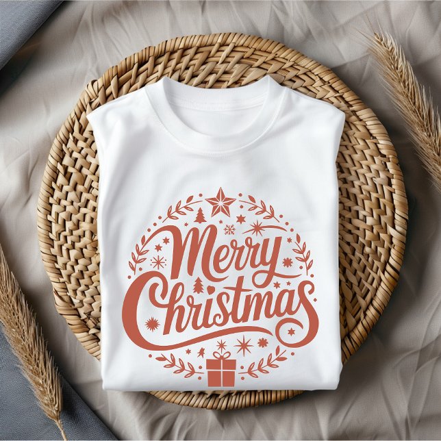 Merry Christmas shirt, Christmas gift for her T-Shirt (Merry Christmas shirt, Christmas vibes shirt, festive shirt, Christmas shirt for her, Christmas gift)
