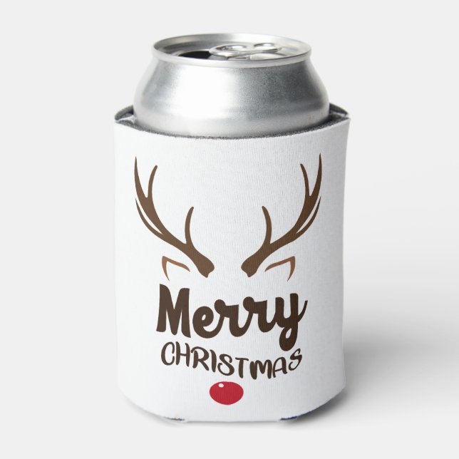 Merry Christmas Shirts Family Christmas Gifts Can Cooler (Can Front)
