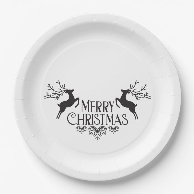 Merry Christmas shirts Paper Plate (Front)