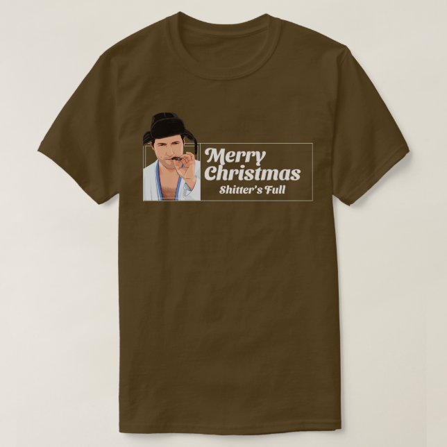 Merry Christmas Shitters Full T-Shirt (Design Front)