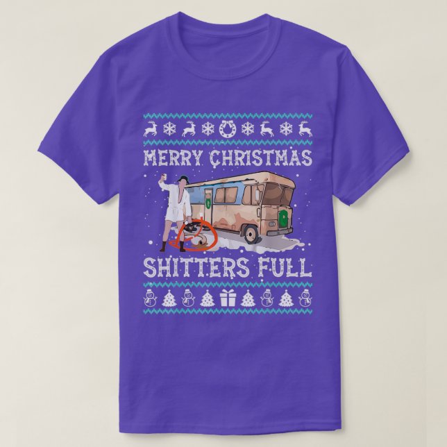 Merry Christmas Shitters Full Ugly Sweater  (Design Front)