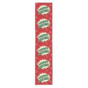 Merry Christmas Short Table Runner
