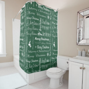 Merry Christmas Shower Curtain