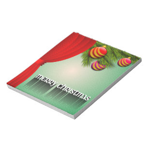 "MERRY CHRISTMAS" SIGN NOTEPAD