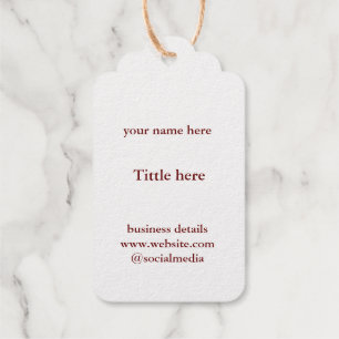  MERRY CHRISTMAS SIMPLE   TAG