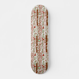 Merry Christmas Skateboard