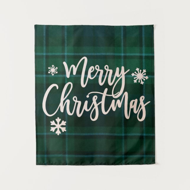 Merry Christmas Small Tapestry (Front)