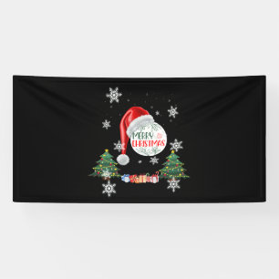 Merry Christmas Snow Collection 4x8 Vinyl Banner