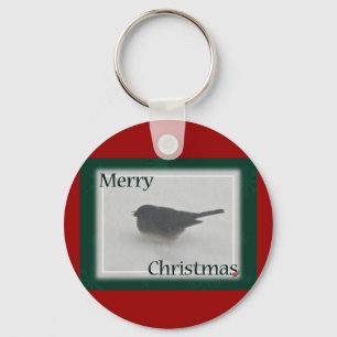 Merry Christmas Snowbird Coordinating Items Key Ring
