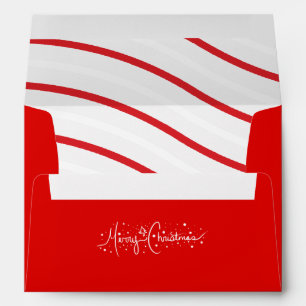 Merry Christmas Snowflake Doodles Envelope