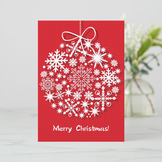 Merry Christmas Snowflake Invitations (Creator Uploaded)