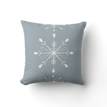 MERRY CHRISTMAS! Snowflake Pillow