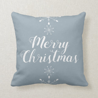 MERRY CHRISTMAS! Snowflake Pillow