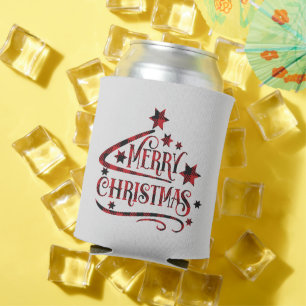 Merry Christmas Snowflakes, Happy New Year Can Cooler