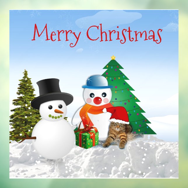 Merry Christmas Snowman  (Sheet 3)