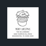 Merry Christmas Snowman and Stars Editable Address Rubber Stamp<br><div class="desc">Merry Christmas Snowman and Stars Editable Address Rubber Stamp - A whimsical snowman and star garland with a handwritten style Christmas greeting. Our template makes it so easy for you to edit our stamp and make it uniquely yours. All text is editable. If you would like to edit your stamp...</div>