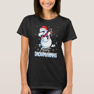 Merry Christmas Snowman  Christmas Women Men Xmas  T-Shirt