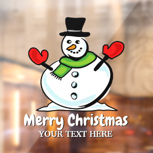 Merry Christmas snowman decoration custom