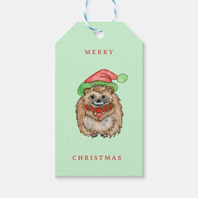 Merry Christmas snowman Gift Tags (Front)