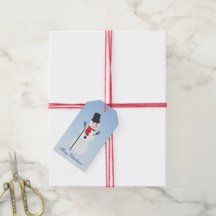 Merry Christmas! Snowman Gift Tags