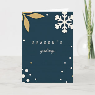 Merry Christmas Snowman Grandson Card