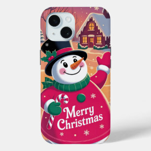Merry Christmas Snowman iPhone / iPad case