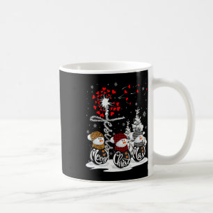 Merry Christmas Snowman Leopard Buffalo Red Plaid Coffee Mug