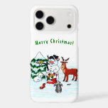 Merry Christmas! Snowman with Friends<br><div class="desc">Merry Christmas! Snowman with Friends - Baby Polar Bear,  Birds,  Moose,  Rabbit,    ~~~ coloured pencil drawing by Krisi ArtKSZP ~~~ Store Category >>> Merry Christmas for Kids >>> Snowman with Friends</div>