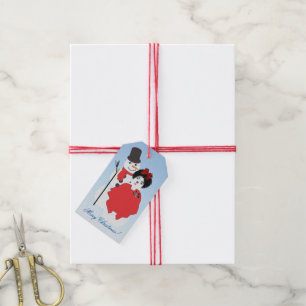 Merry Christmas! Snowman & Woman Gift Tags