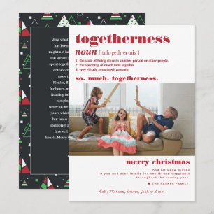 Merry Christmas So Much Togetherness Definition Holiday Card