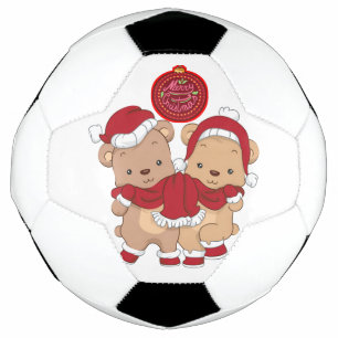 "Merry Christmas Soccer Ball" Ball