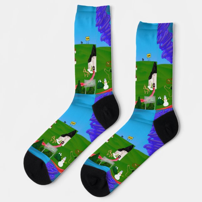 Merry Christmas! Socks (Left)