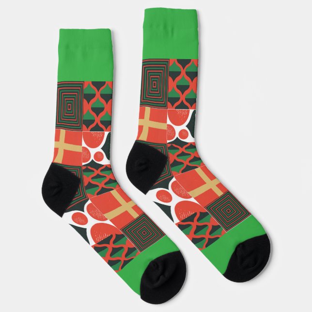 Merry Christmas Socks (Right)