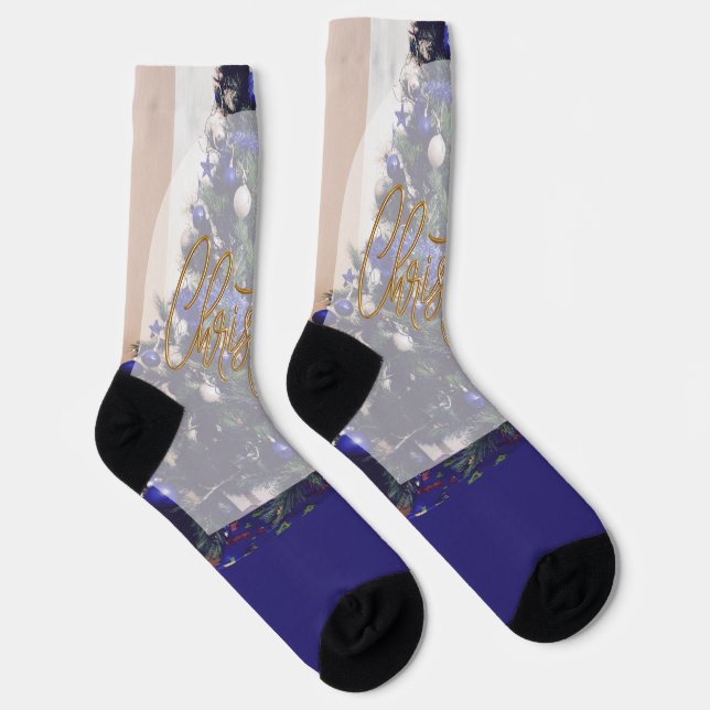 Merry Christmas Socks (Right)