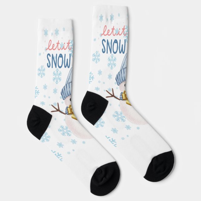 Merry Christmas Socks (Right)