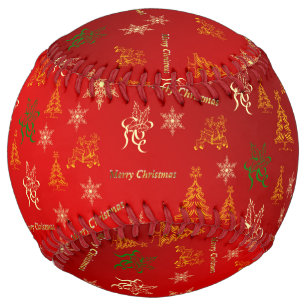 merry christmas softball